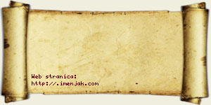 Jelisaveta Dedinac vizit kartica